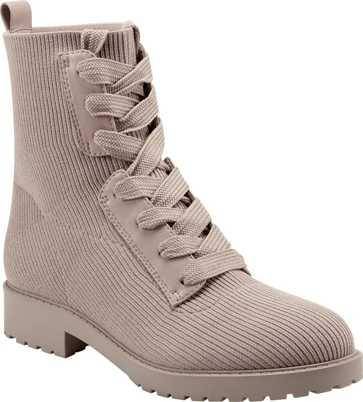 Bandolino Women's Fran Lace-Up Combat Booties Women's Shoes
