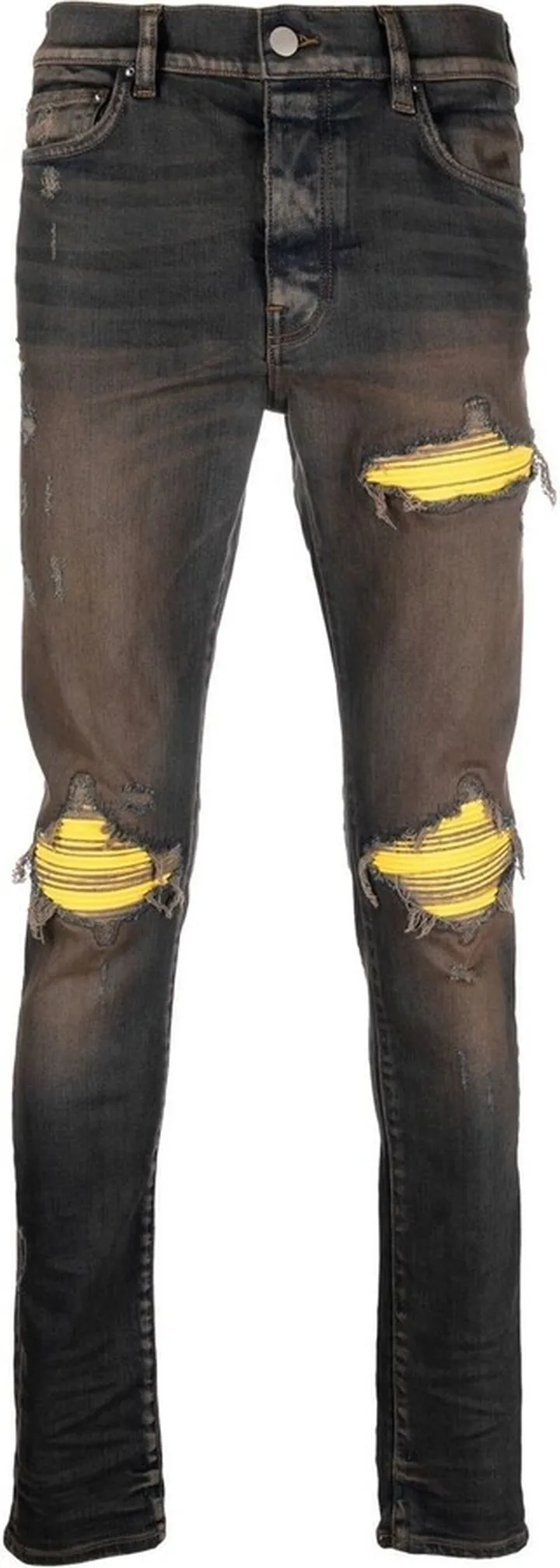 Blue Distressed Skinny Jeans