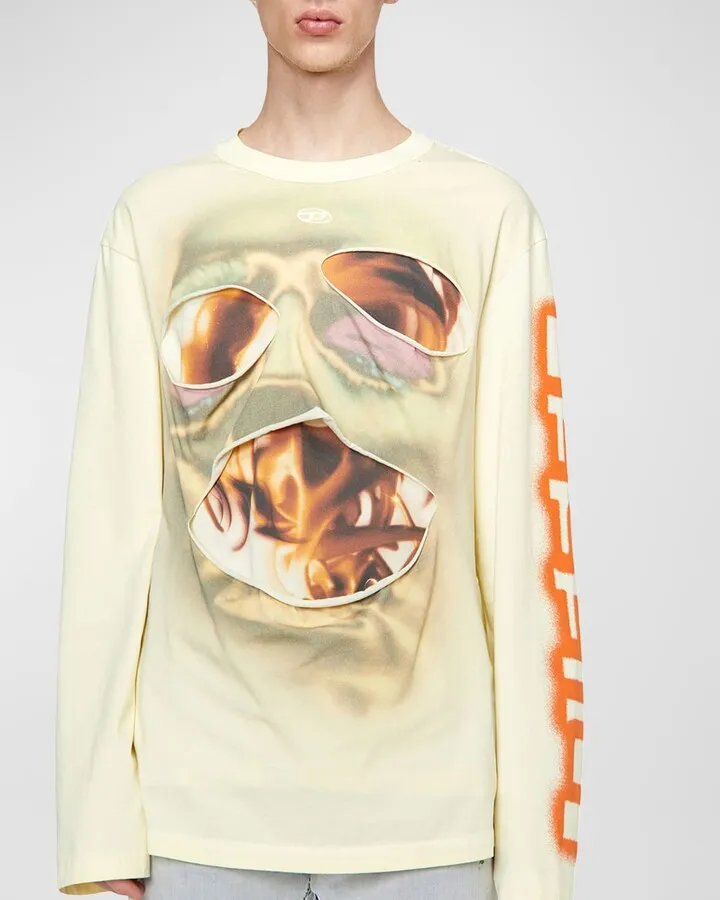 Men's T-Crany Destroyed Graphic T-Shirt