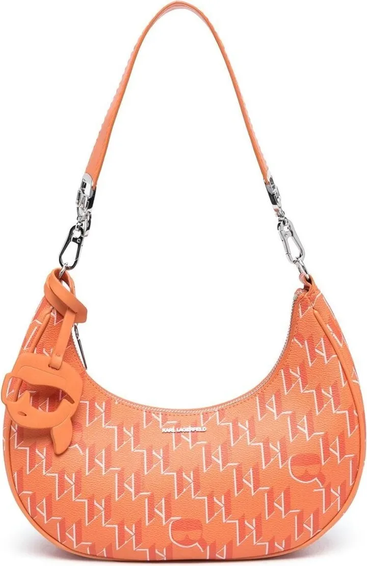 Ikonik logo-print shoulder bag