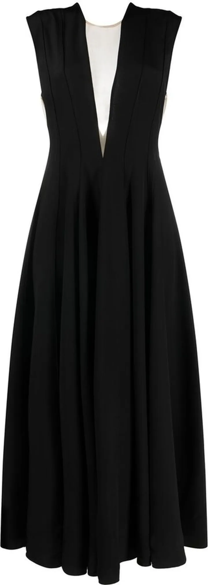 Plunge-Neck Dress