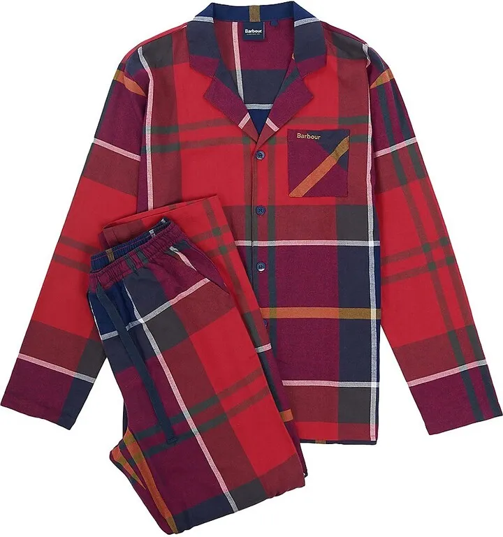 Tartan Pajama Shirt & Pants Set