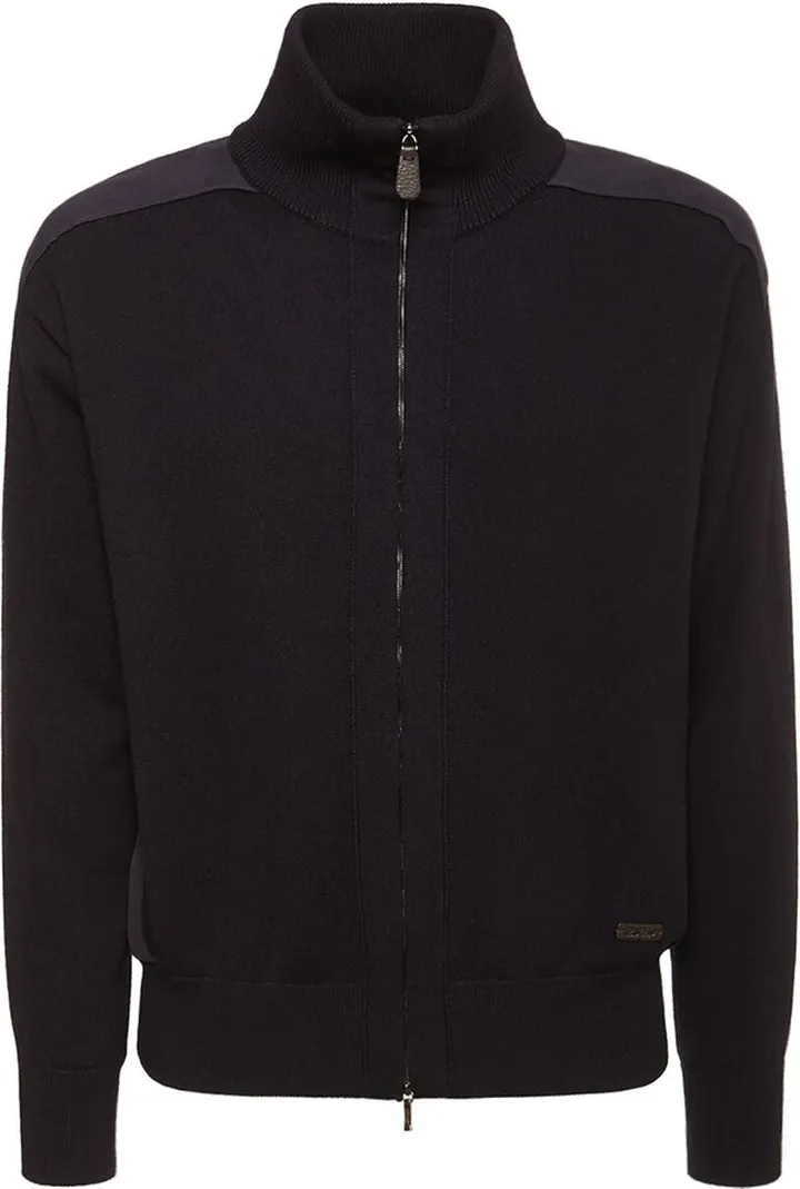 Cashmere & Wish wool bomber jacket