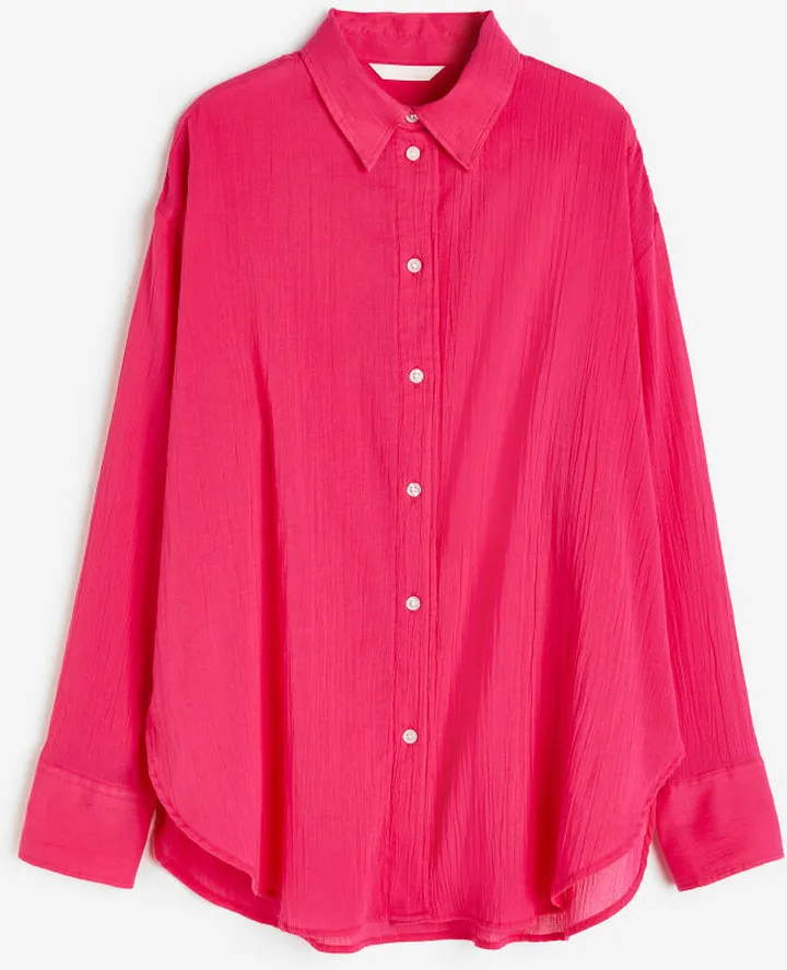 Oversized Crinkled Shirt