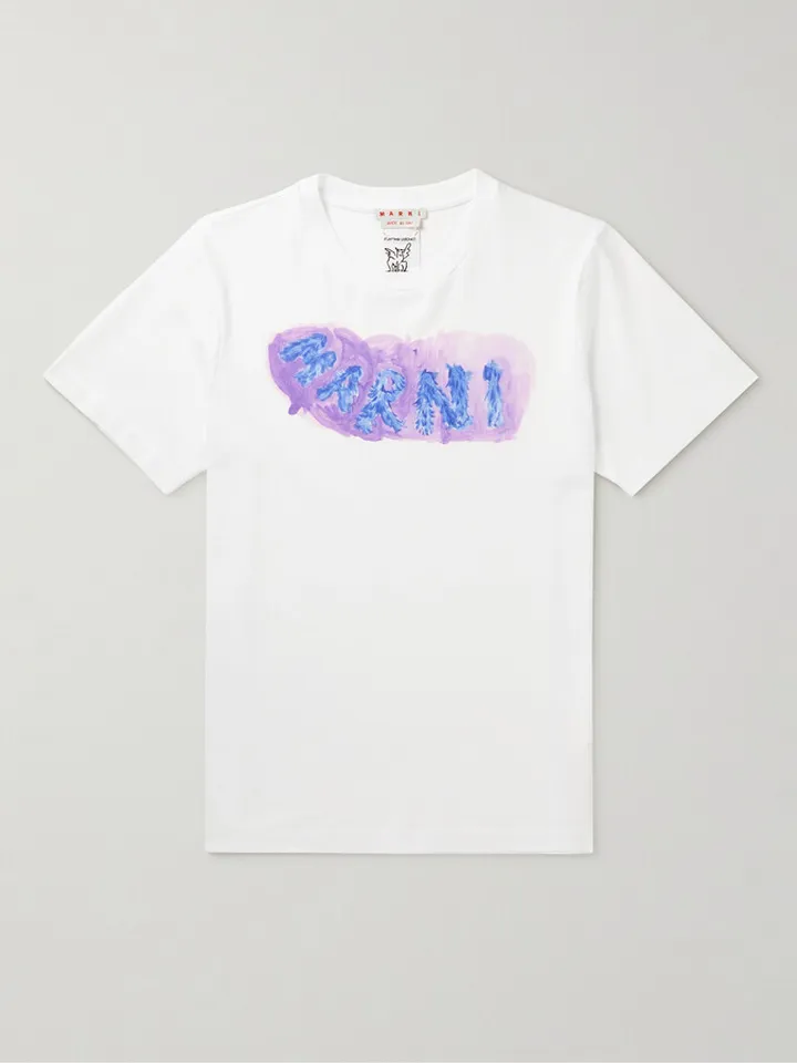 + Flaminia Veronesi Logo-Print Cotton-Jersey T-Shirt