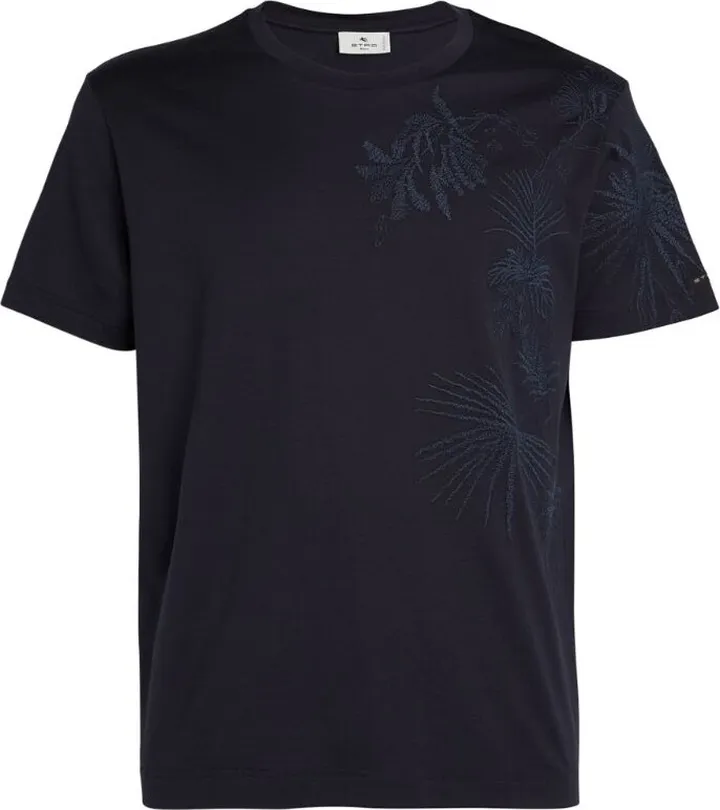 Etro Embroidered Tropical T-Shirt