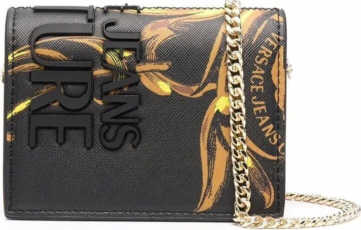 Raised-Logo Crossbody Bag