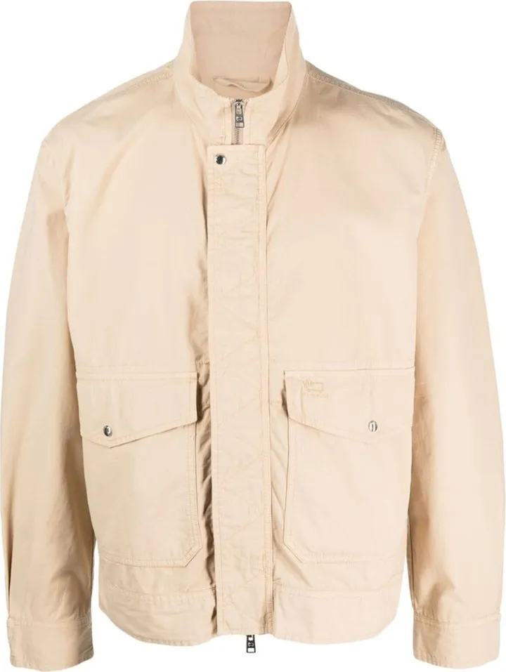 Crew zip-up bomber jacket