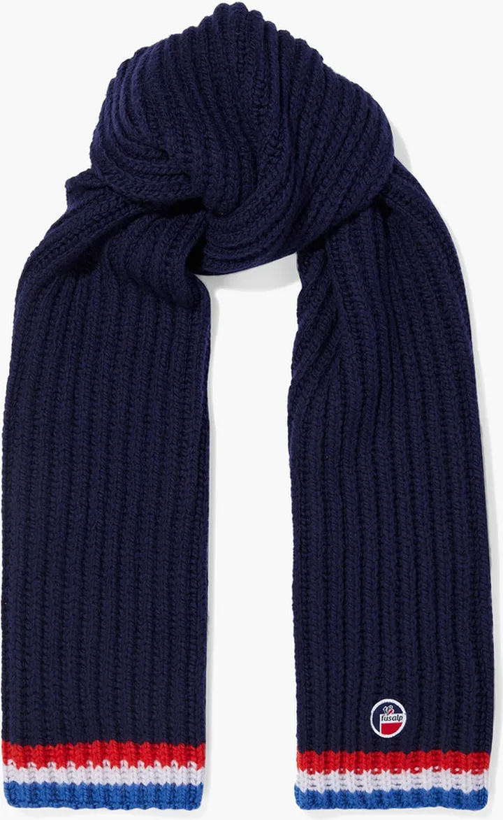 Griaz ribbed merino wool scarf