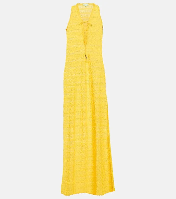 Maddie V-neck maxi dress