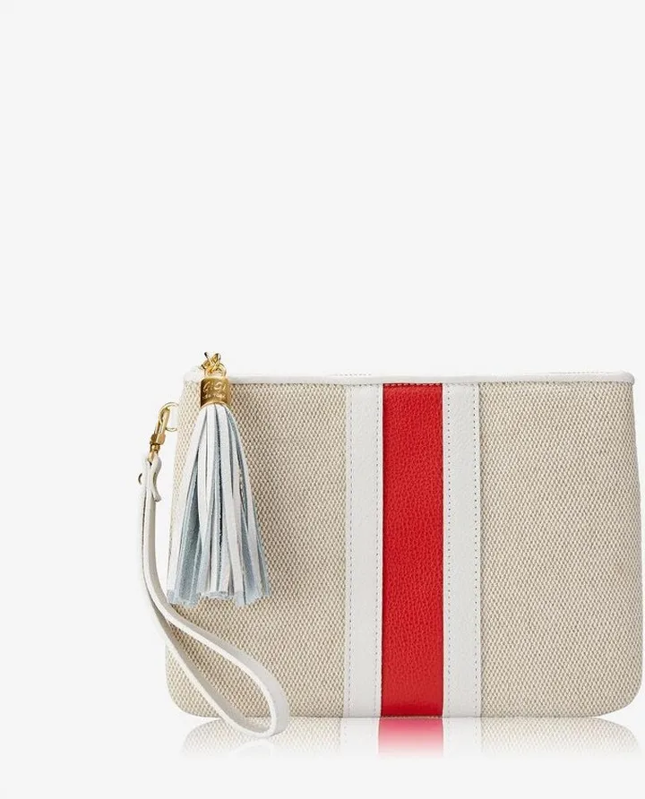 GIGI New York White Westley Wristlet Bag