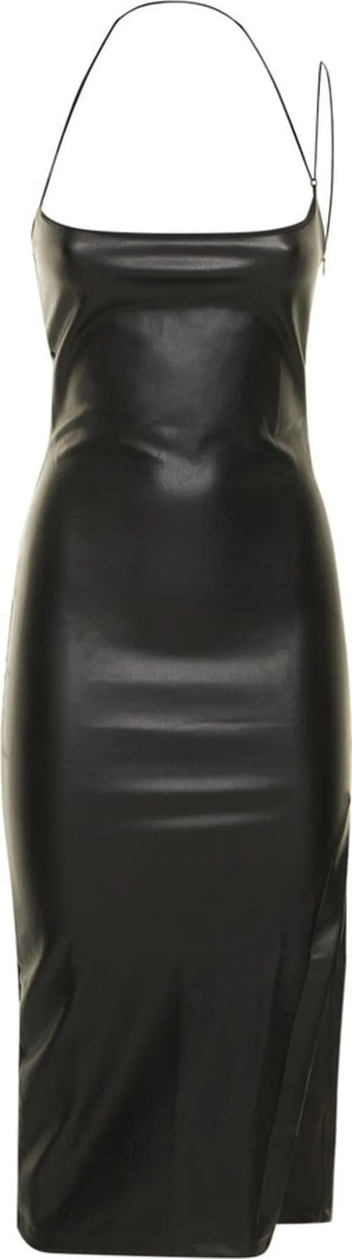 Rocco faux leather midi dress