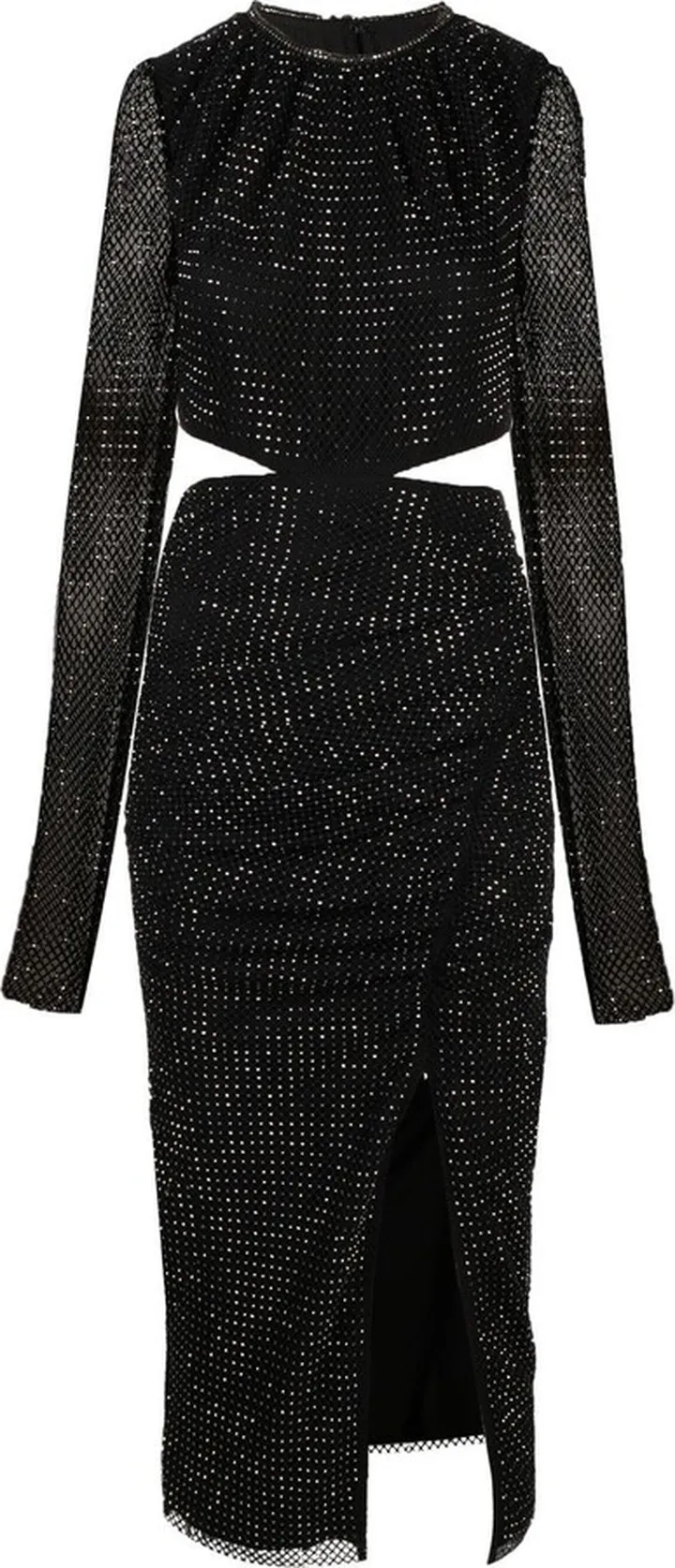 Studded Jersey Midi Dress
