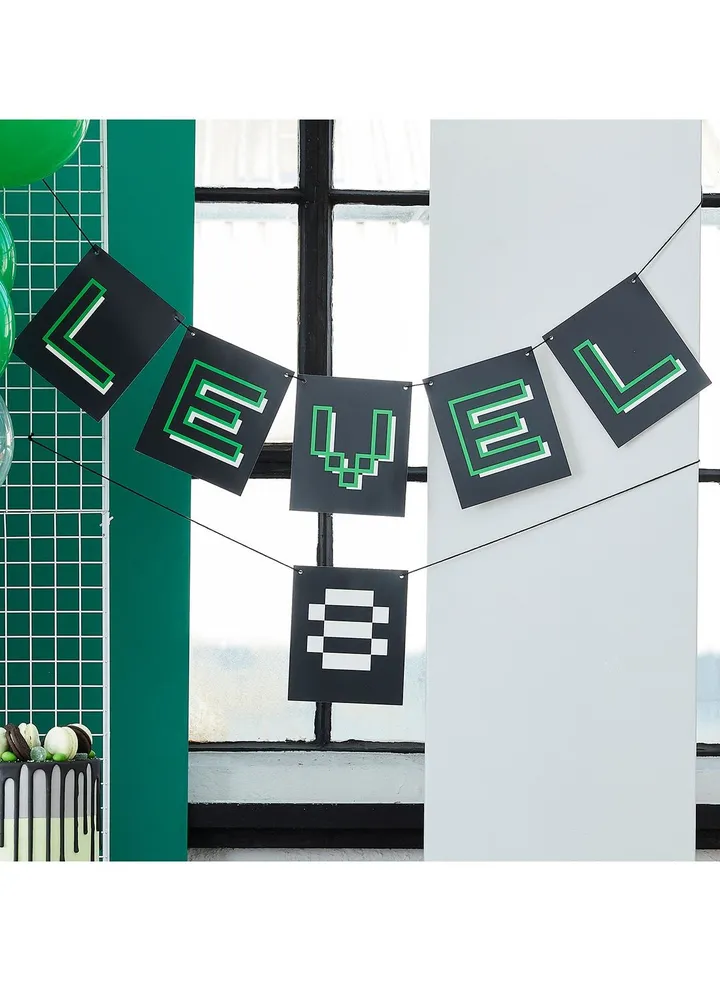 Level Up Customizable Age Bunting