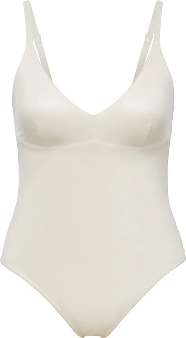 Shaping Satin Thong Bodysuit