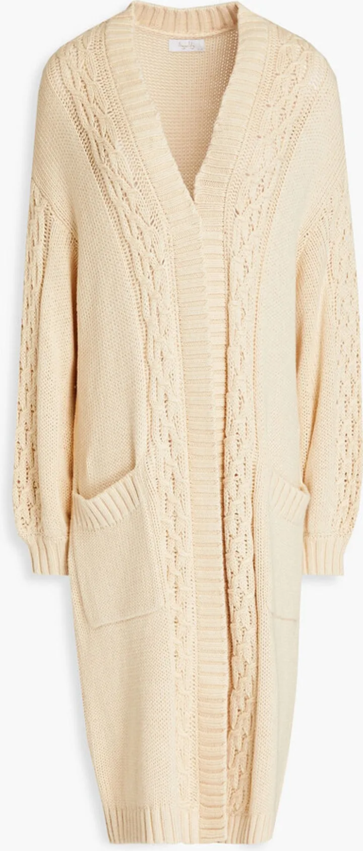 Sanaa cable-knit cotton-blend cardigan