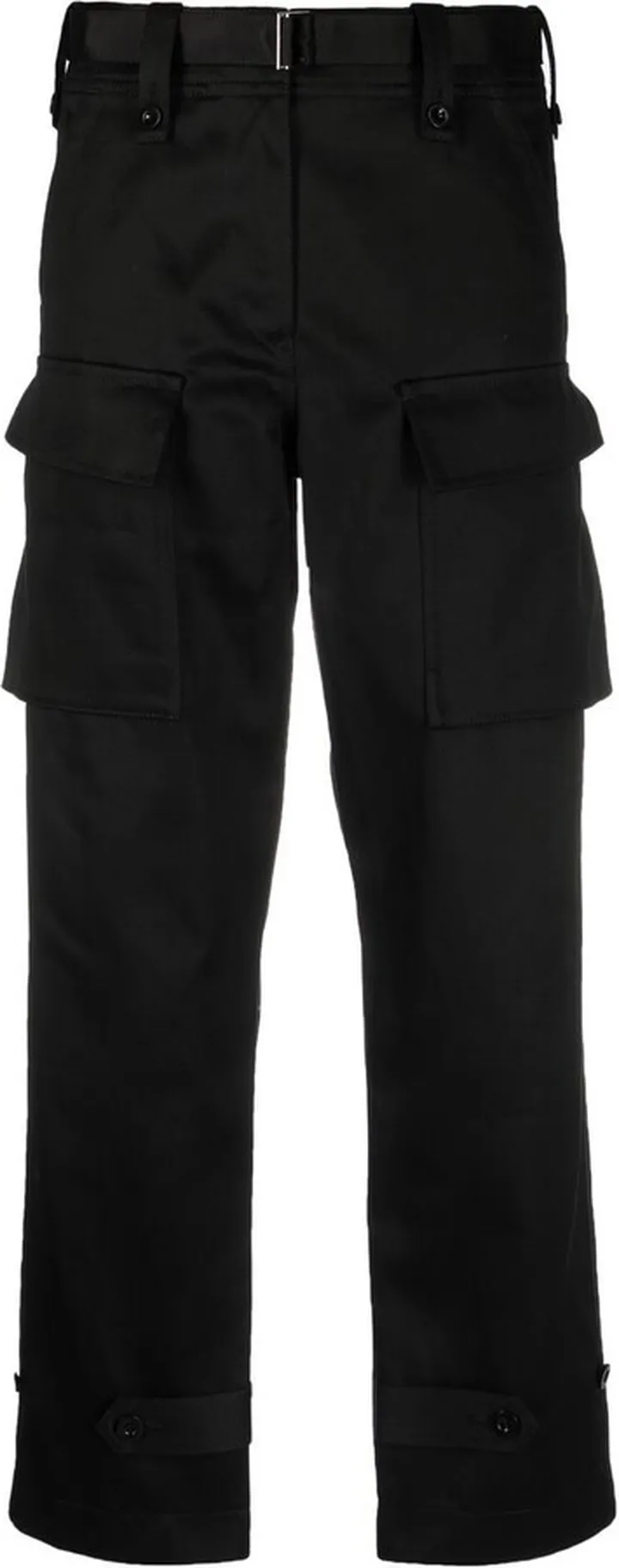 High-Waisted Cropped Trousers