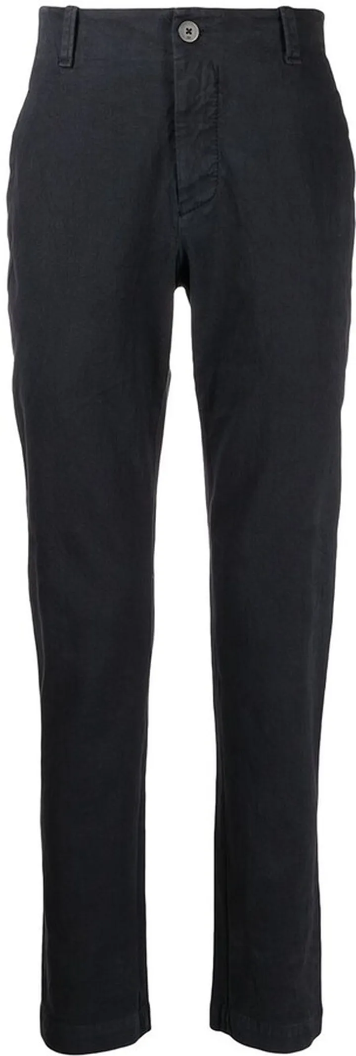 Mid-Rise Straight Leg Trousers