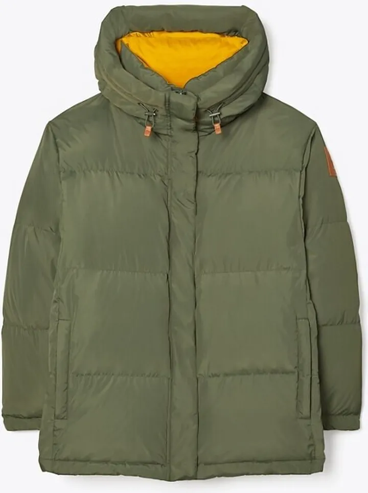 Oversized Hooded Down Jacket