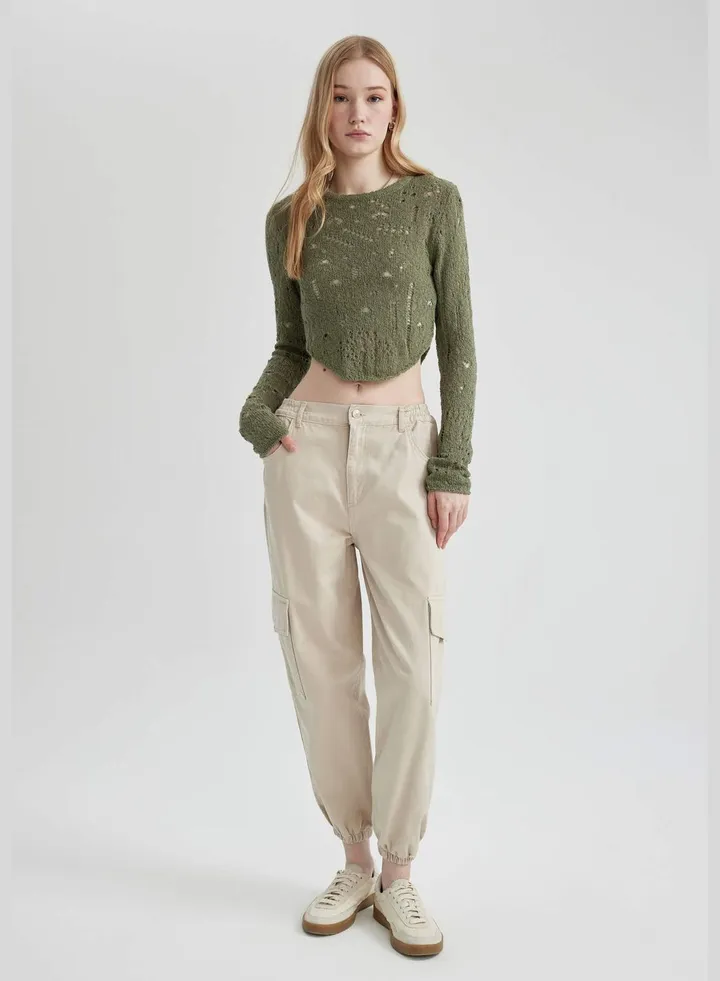 Woman Cargo Jogger Trousers