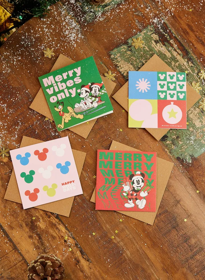 Disney Mickey Mouse Christmas Card 20 Pack