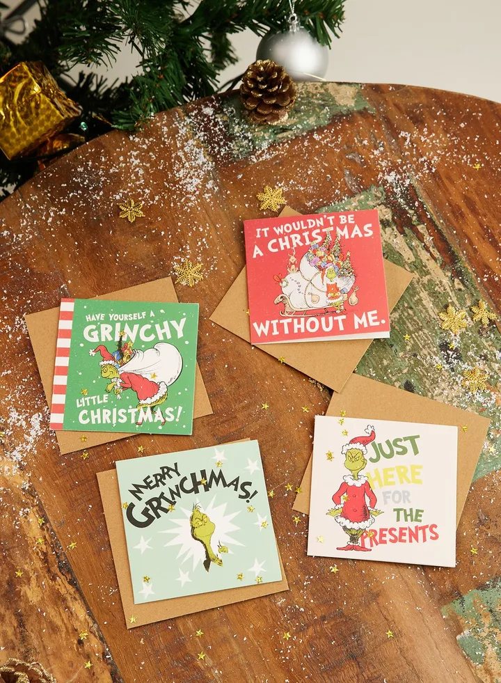 The Grinch Christmas Card 20 Pack