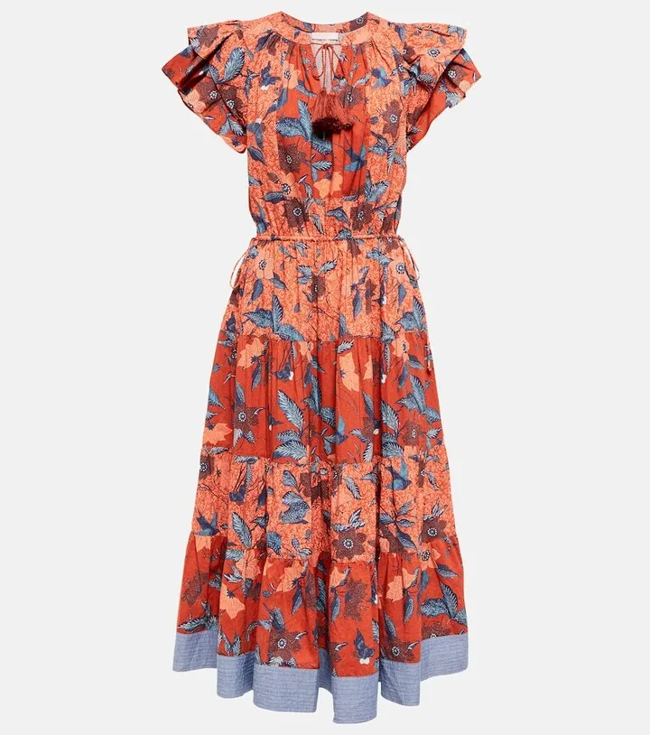 Ramona floral midi dress