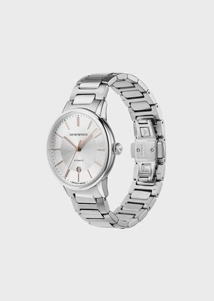 Swiss Made Automatic Stainless Steel Watch