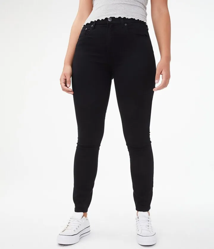 Aeropostale Womens High-Rise Color Wash Jegging
