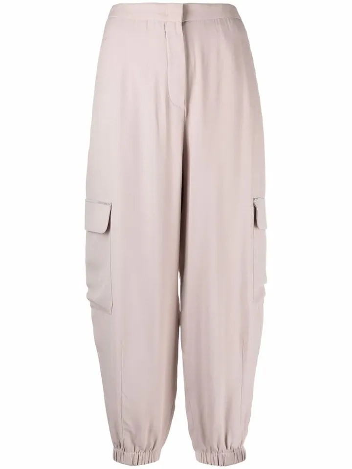Cropped Cargo Trousers