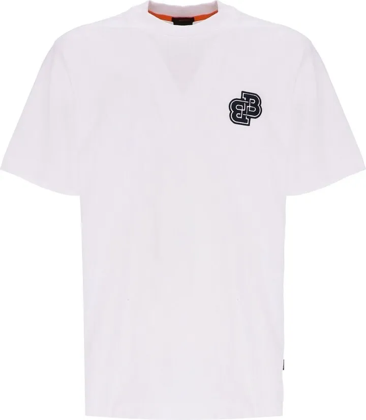 logo print short-sleeved T-shirt