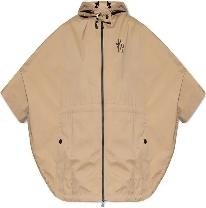 Moncler Grenoble Day Namic Logo Patch Cape Jacket
