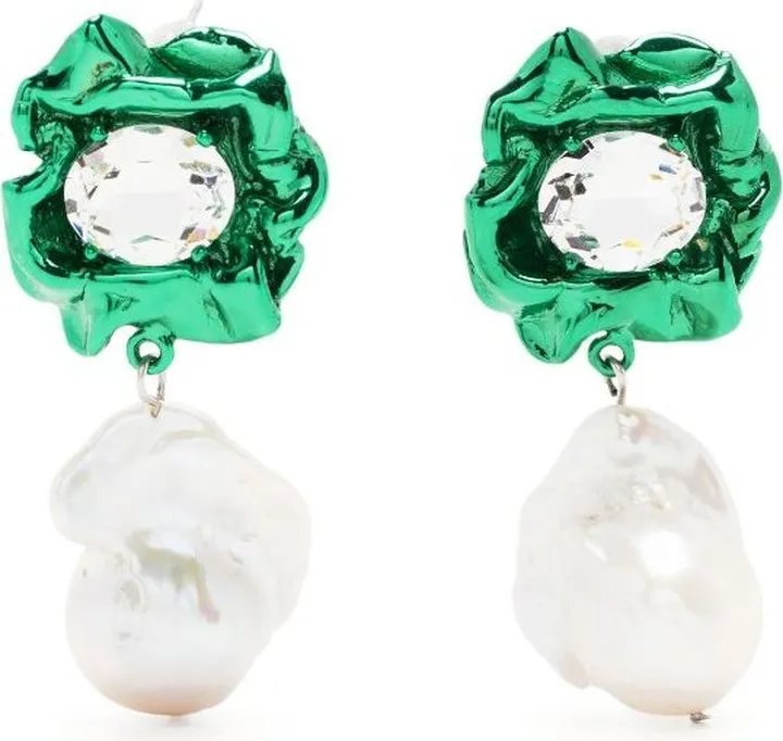 Sterling Silver Lola Baroque Pearl Drop Earrings