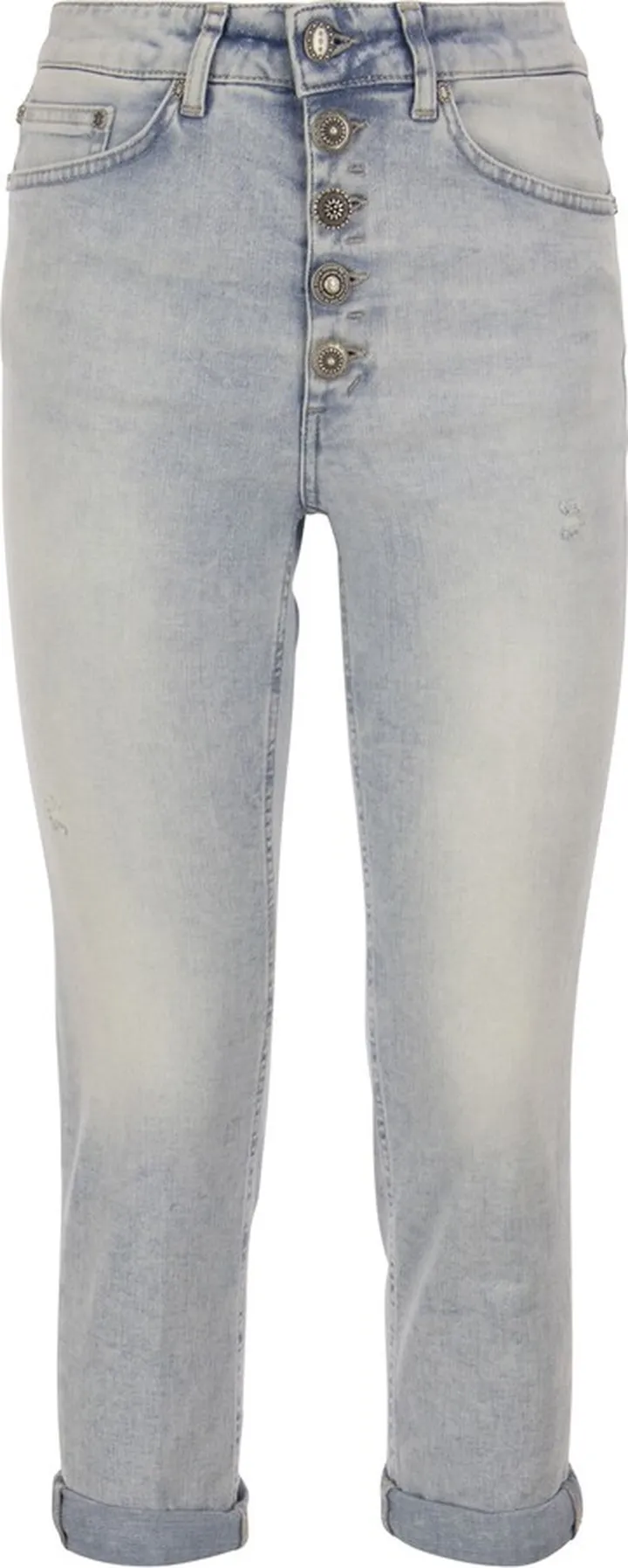 Koons - Loose Jeans With Jewelled Buttons