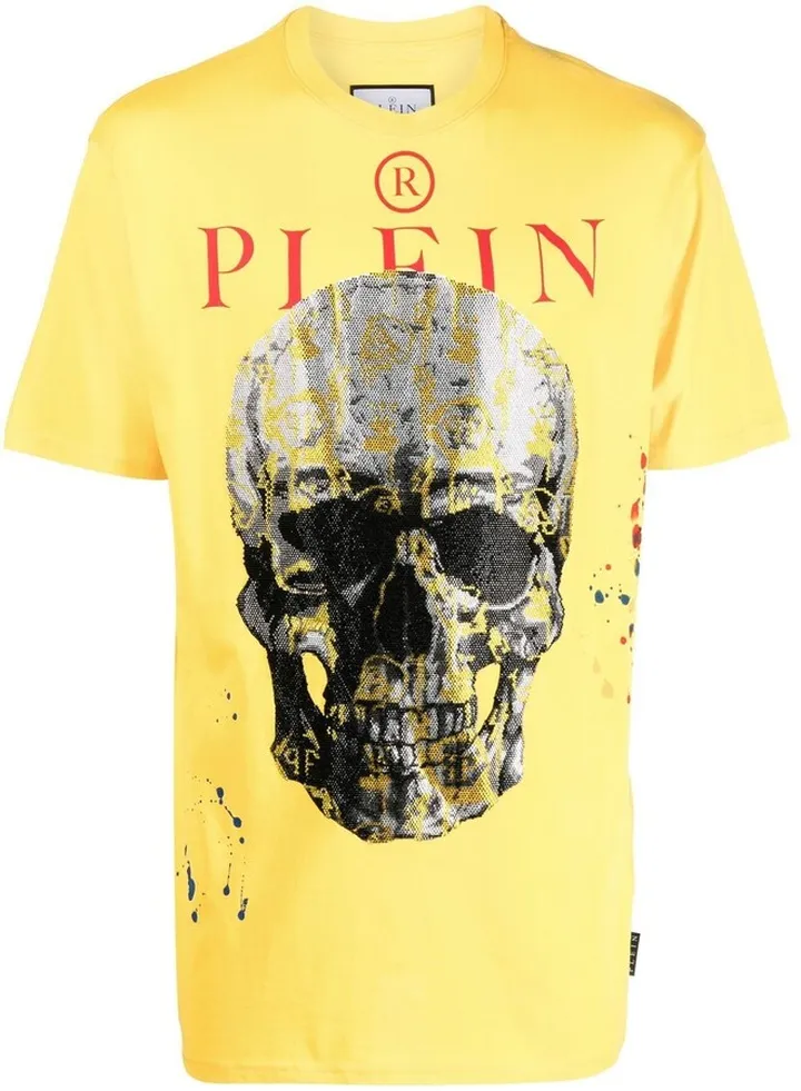 skull-print short-sleeve T-shirt