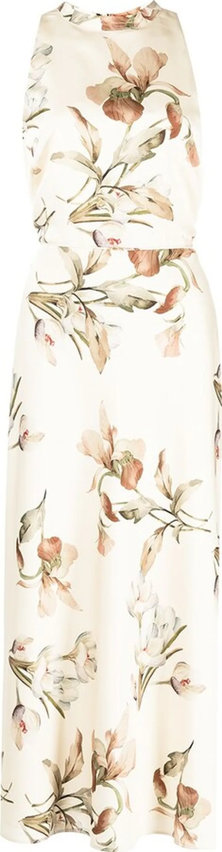 Lisandra floral-print midi dress