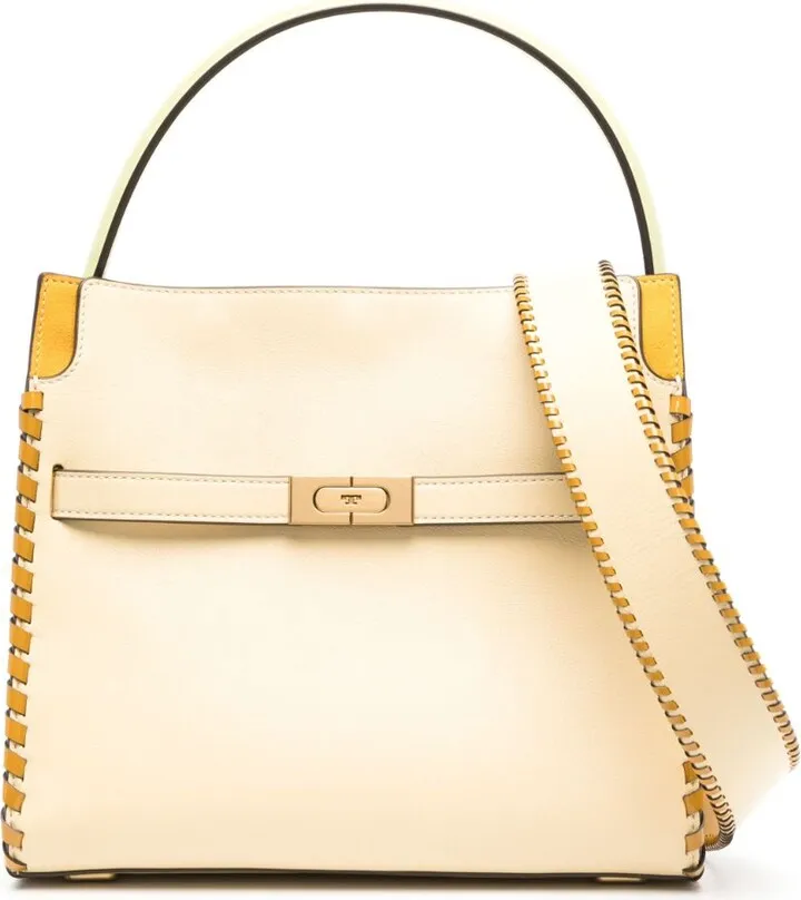 Neutral Lee Radziwill Whipstitch Tote Bag