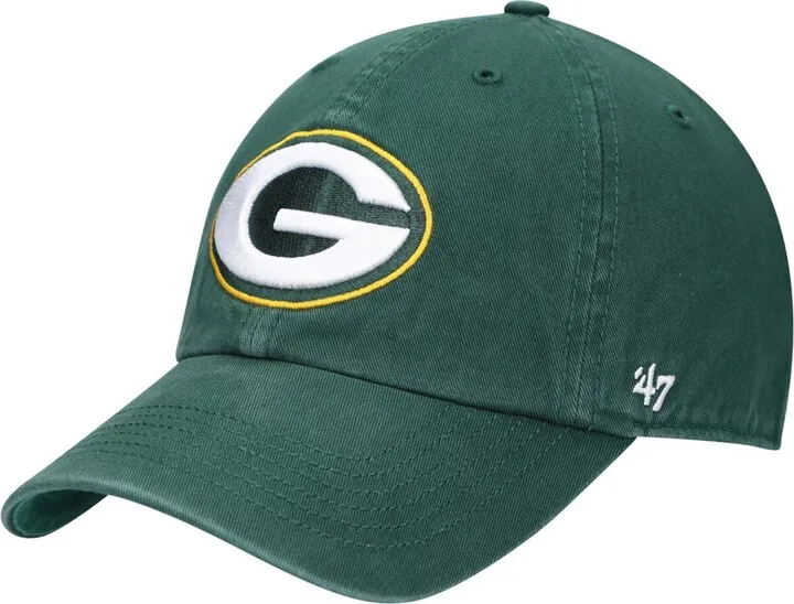 '47 Brand Men's Green Bay Packers Franchise Logo Fitted Cap