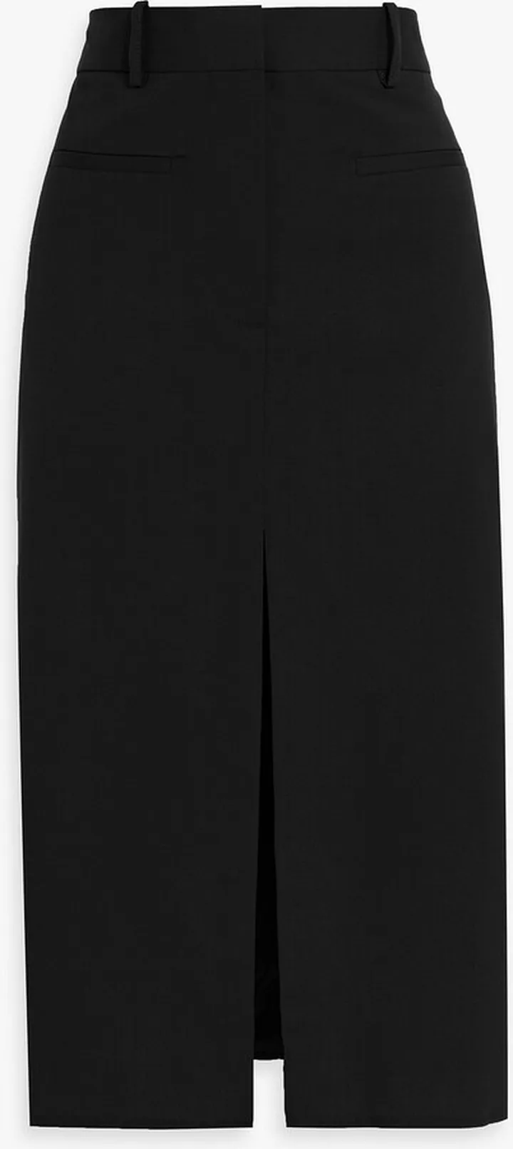 Wool midi skirt