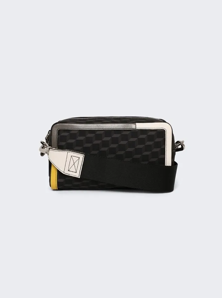 Planet Pouch Black And Yellow
