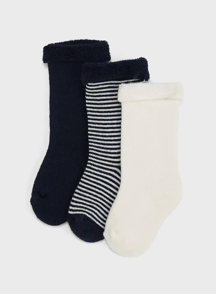 Kids 3 Pack Assorted Socks