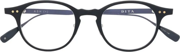 Ash engraved-logo glasses