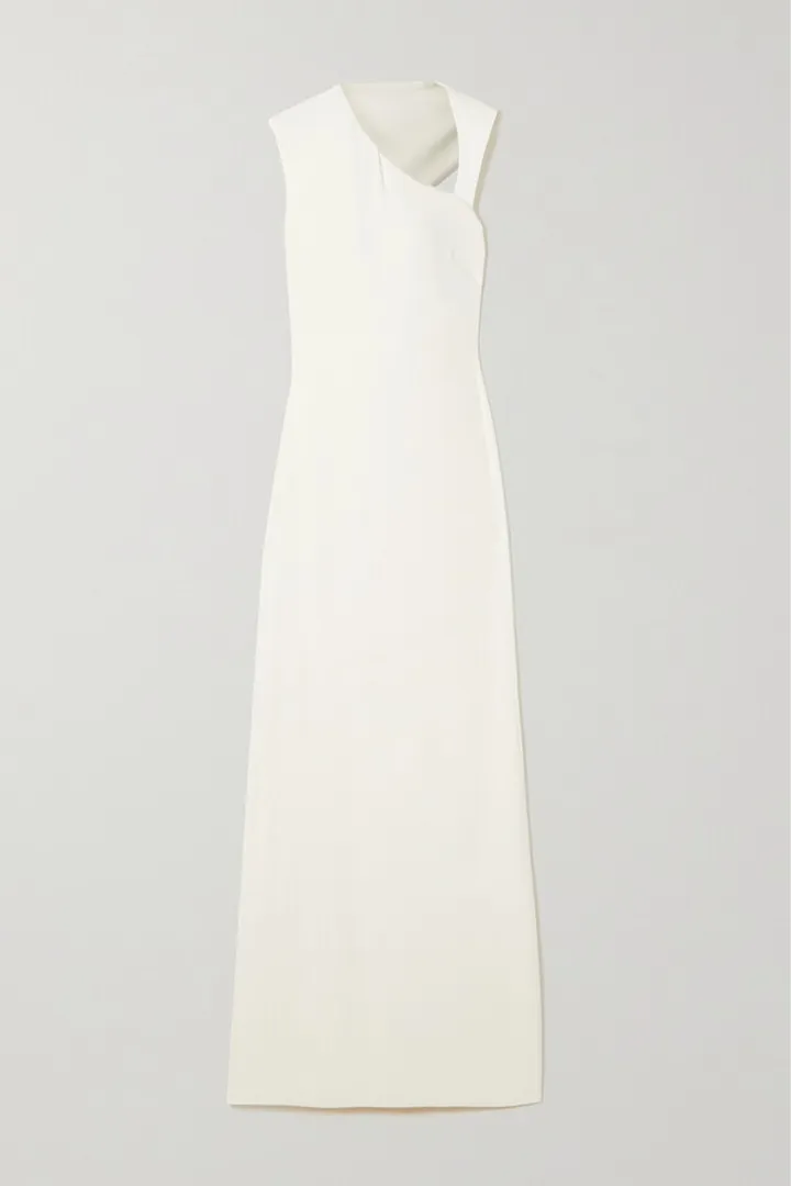 Ralph Lauren Collection - Katerina Cutout Crepe Gown - Cream