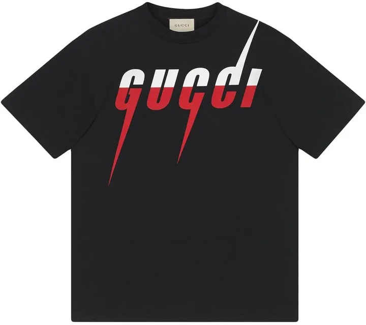 T-shirt with Gucci Blade print
