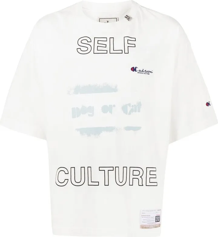 text-print T-shirt