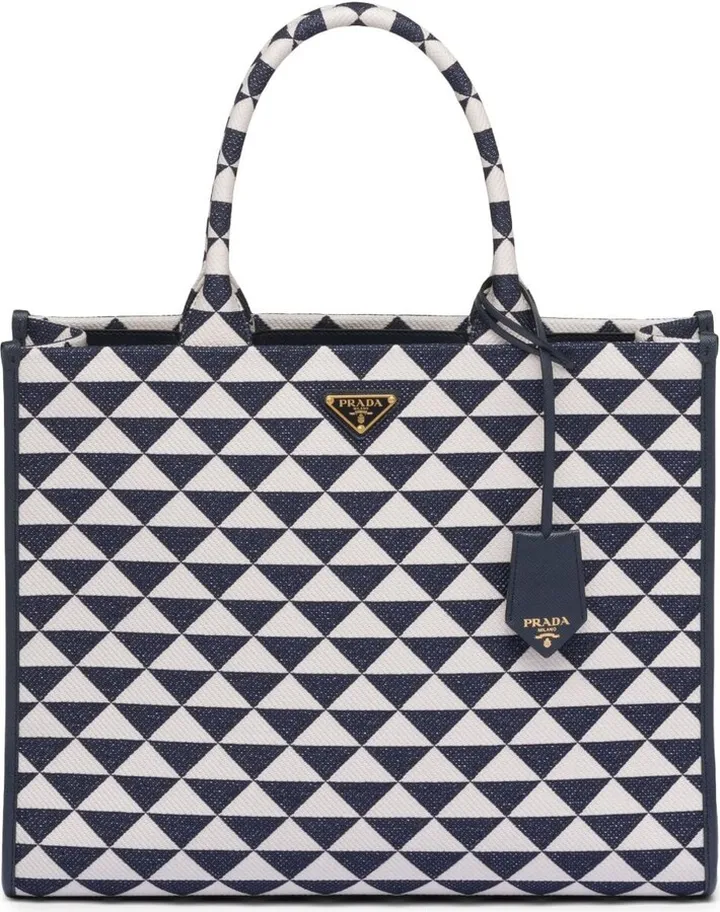Symbole embroidered tote bag
