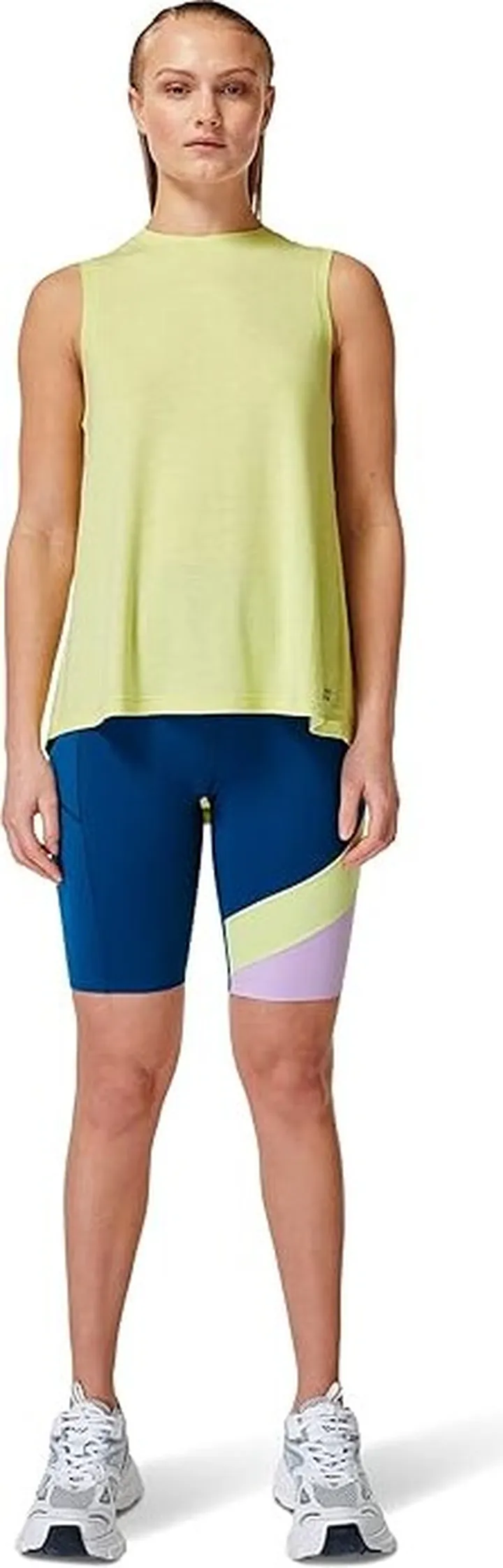 Sweaty Betty Focus Training Tank Top (Pomelo Green) Women's Clothing