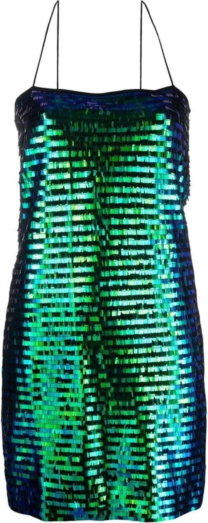 Sequin-Embellished Mini Dress