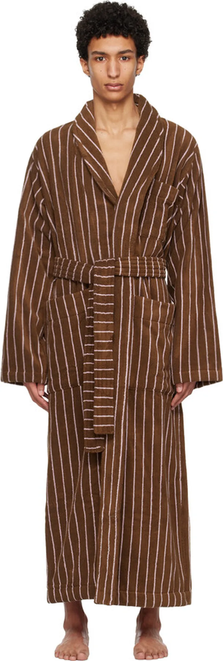 Tekla Brown Classic Bathrobe