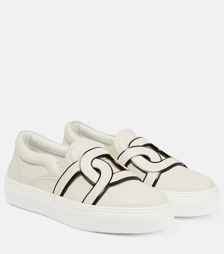 Kate leather slip-on sneakers